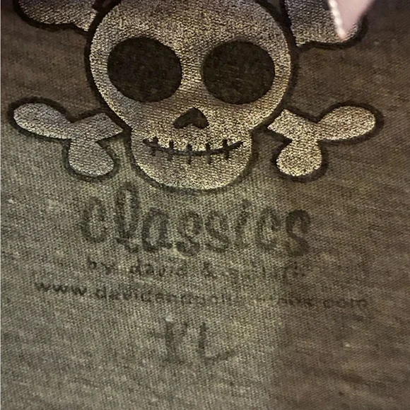 Vintage 2000s Y2K Classics Gray 'Bad Kitty' Graphic T-Shirt Plus Size XL - Picture 4 of 4